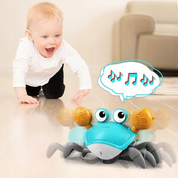 Aku. An interactive musical crab with a USB motion sensor