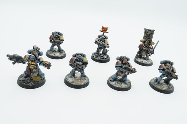 Warhammer 40k Space Wolves Pack – set of 7 plastic miniatures