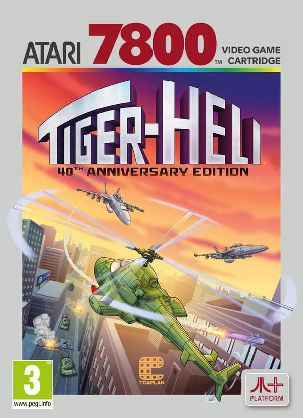 Tiger-Heli (Compatible with Atari 2600+, 7800+ and 7800)
