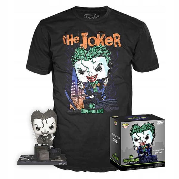 Funko Pop! The Joker & Tee DC Comics Jim Lee Batman Figure