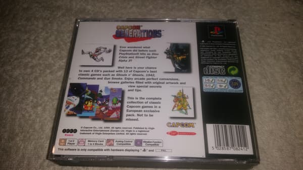 Capcom Generations game for PSX, PS1, Sony PlayStation (PSX)
