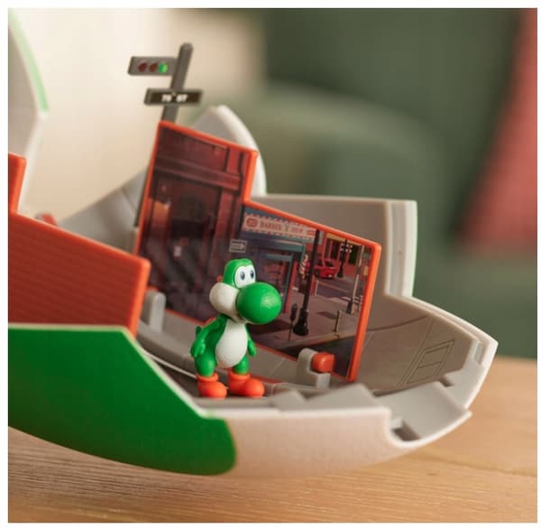 SUPER MARIO GALAXY YOSHI EGG TOY PLAYSET – INTERACTIVE SET, 23 CM