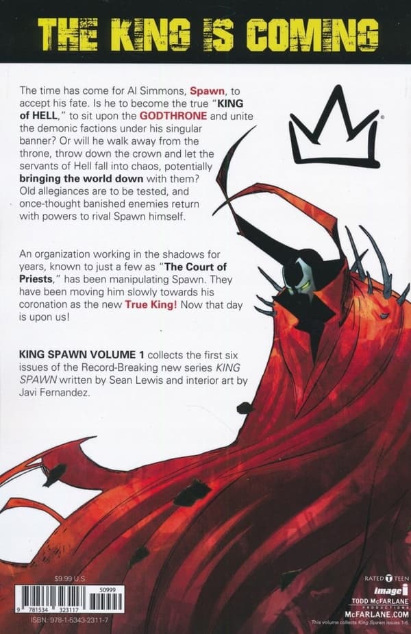 King Spawn Volume 1 by Sean Lewis and Todd McFarlane