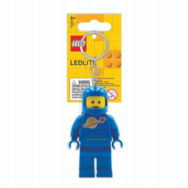 Lego Blue Astronaut Keyring with Torch
