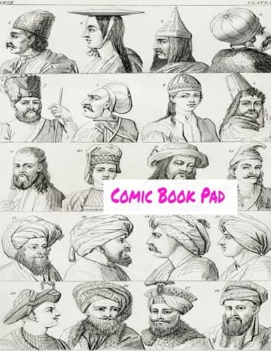 Faces Comic Book Pad