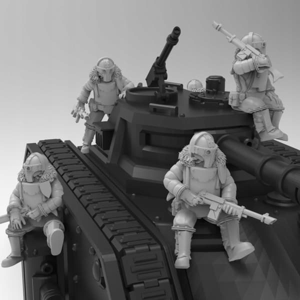 Lunar Auxilia Tank Passengers 32 mm