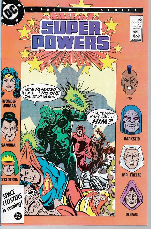 DC Super Powers Comics 1–4/1986 (in English) – Complete Set