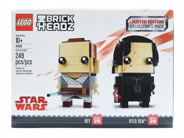 LEGO BrickHeadz 41489 UNIQUE BrickHeadz Rey and Kylo Ren UNIQUE