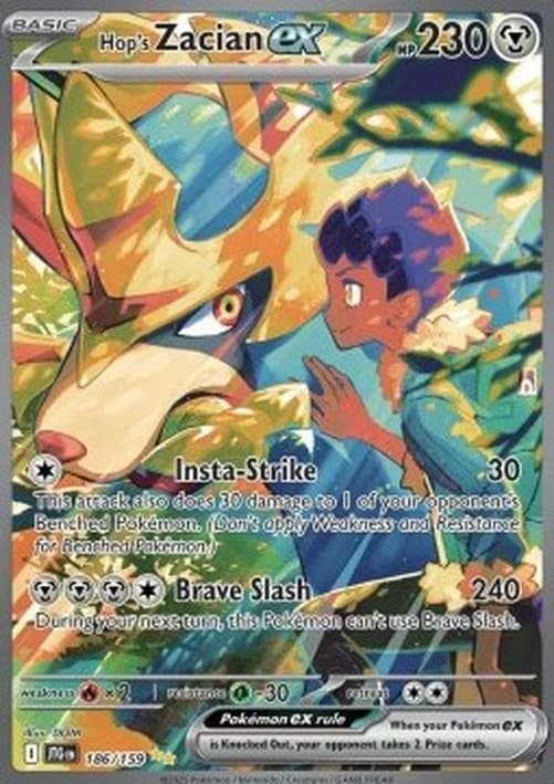 Pokemon Hop's Zacian ex