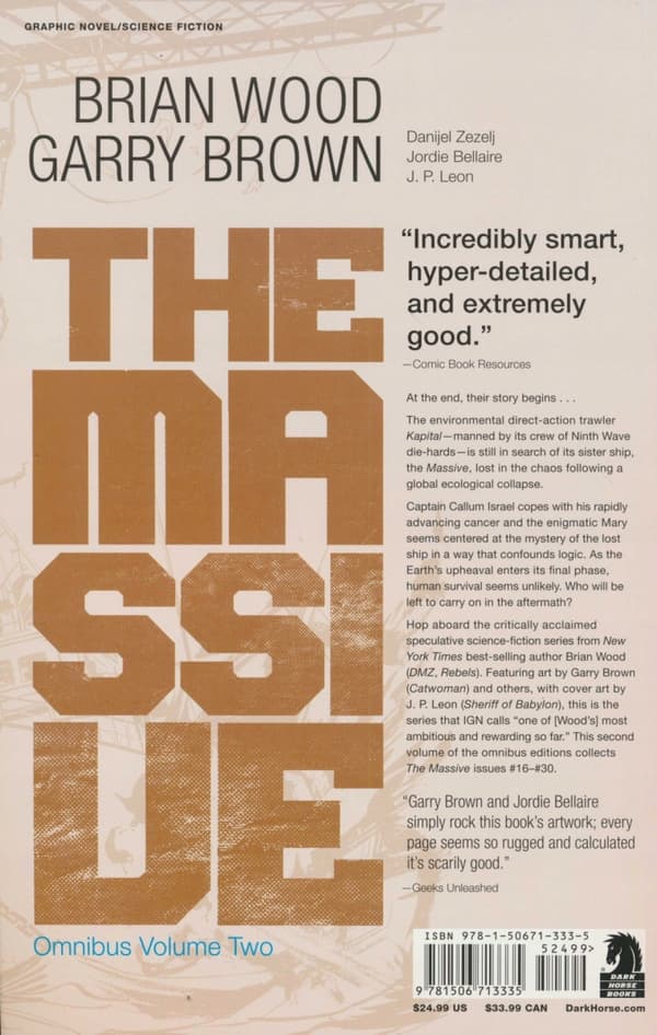 The Massive Omnibus Volume 2 by Brian Brown