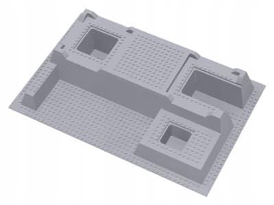 Lego 51542 Light Grey Baseplate