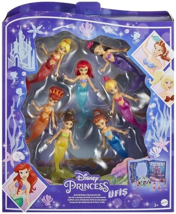 Mattel Disney Princess set of 7 figures HLW96