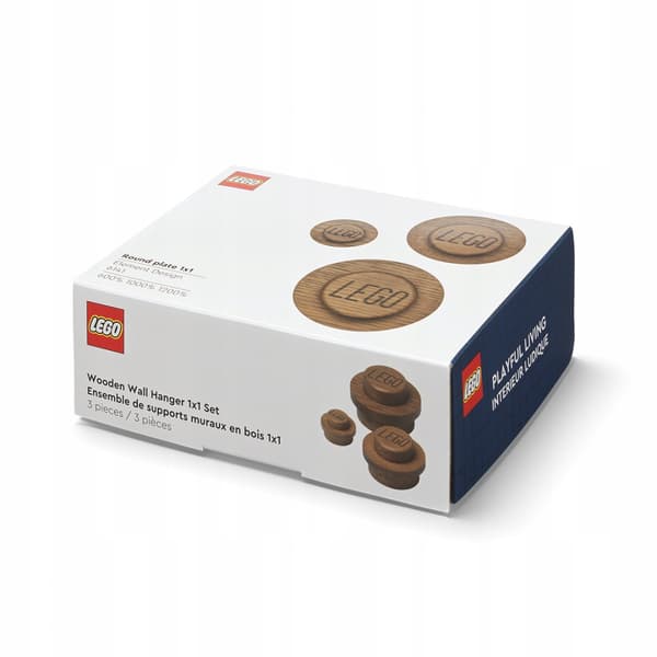LEGO wooden hangers (Dark) LEGO