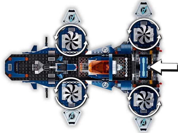 76153 – LEGO Marvel – Avengers Aircraft Carrier