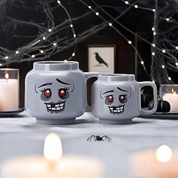 LEGO SMALL CERAMIC MUG – GREY ZOMBIE 255 ml 40460820