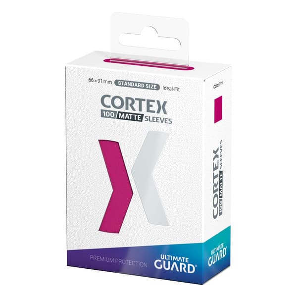 ULTIMATE GUARD CORTEX SLEEVES MATTE STANDARD SIZE (100) – PINK