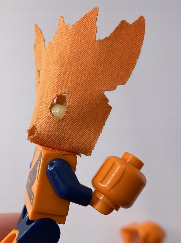 LEGO Super Heroes minifigure sh0268 sh268 Hobgoblin DEFECT/
