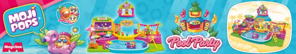 Magicbox Moji Pops Pool Party Figure Set 3+