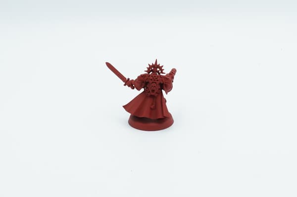 Warhammer 40k Blood Angels Commander plastic figurine