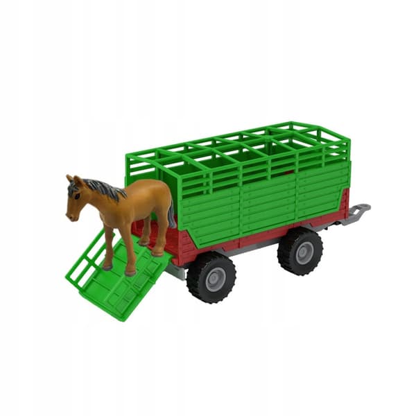 A tractor with sound and lights, featuring a sidetrack and accessories