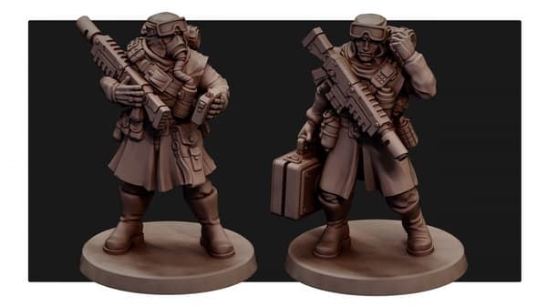 Desert Hawks Recon Team x5 Red Pilgrim Miniatures