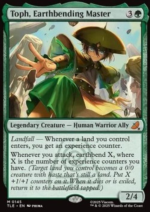 Magic: The Gathering Toph, Earthbending Master