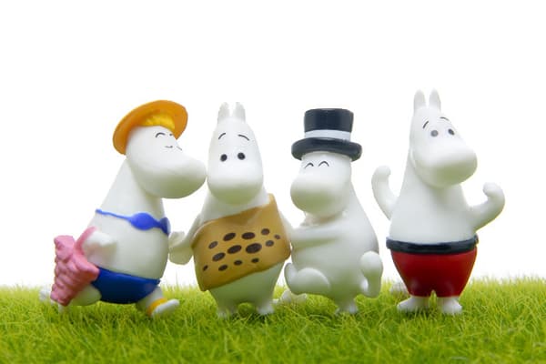 Moomin figurines, set of 12