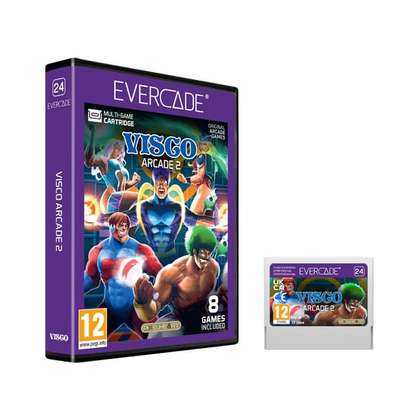 Visco Arcade 2 Evercade and 8 games!