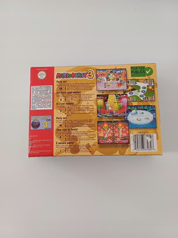 Mario Party 3 for Nintendo 64 (boxed)