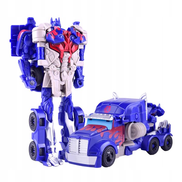 Deformable Robot Toy Model with Articulated Joints and Transformable Car Design – Blue