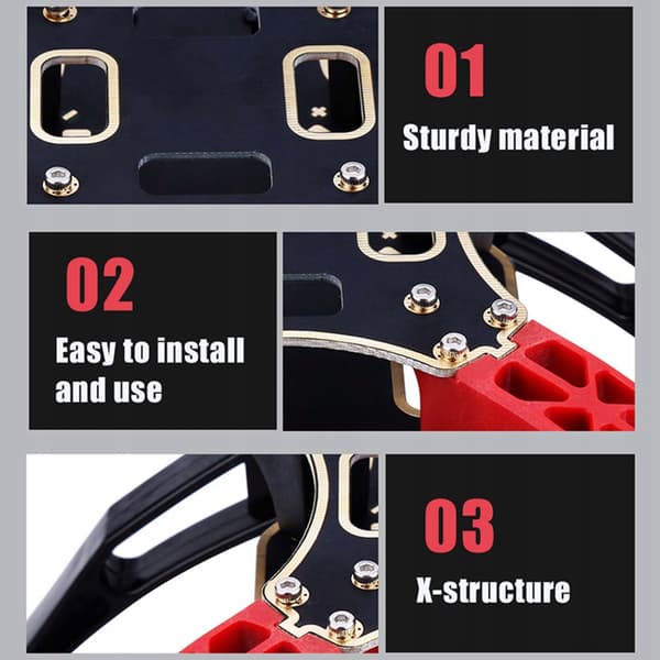 33 cm FPV drone frame kit – RC accessories – Integrated XV