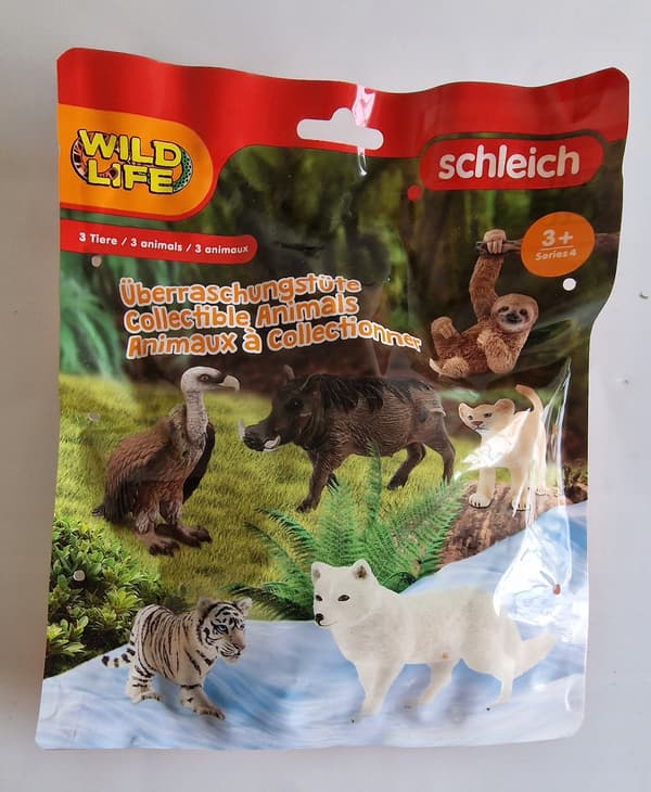 Schleich Wild Life Series 4 Surprise Pack – 3 figures