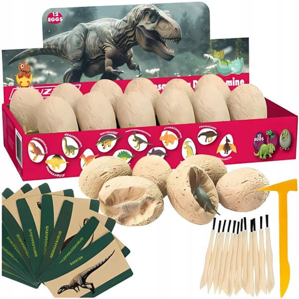 DINOSAUR MINE CHILDREN’S TOY ARCHAEOLOGICAL SITE EGG GIFT FUN