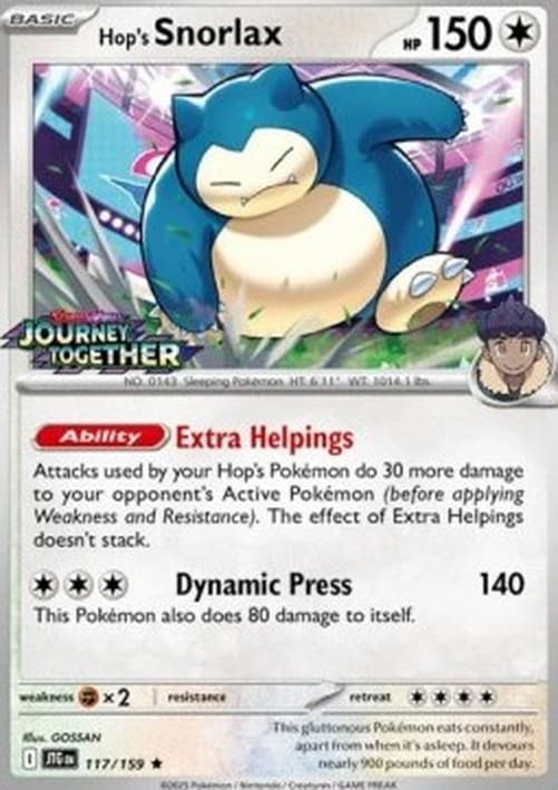 Pokemon Hop's Snorlax