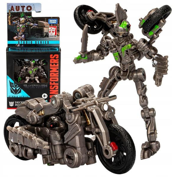 TRANSFORMERS STUDIO SERIES 2-IN-1 AUTO ROBOT FIGURINE: DECEPTICON MOHAWK F8748