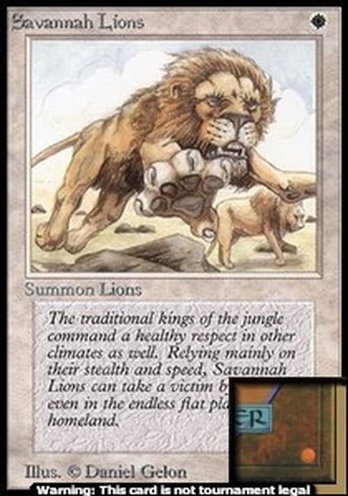 Magic: The Gathering Savannah Lions