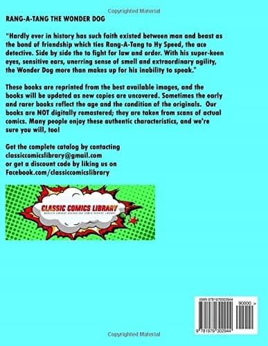 Rang-A-Tang: The Wonder Dog Comics #3: Email Request Classic Comics Libra
