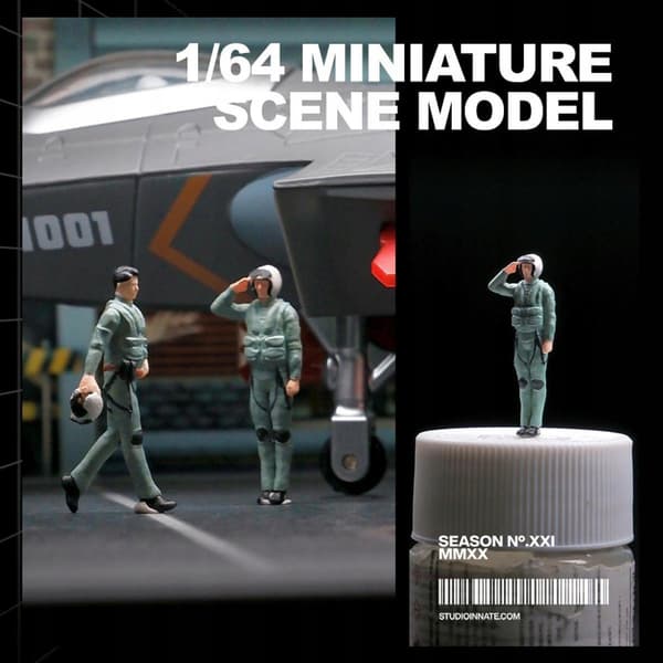 1:64 Hand-painted human figures Trains Architectural figures Figures Man
