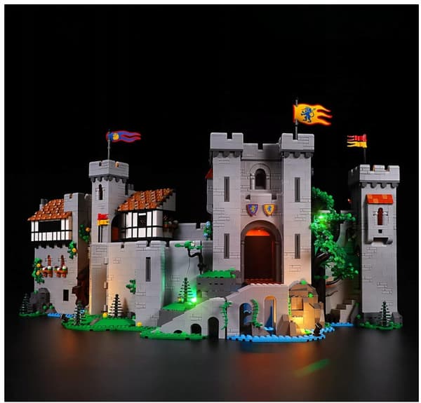 BRIKSMAX LED Lighting for the LEGO Icons 10305 Medieval Castle |