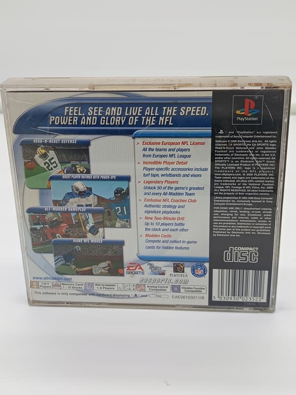 MADDEN NFL 2001 PlayStation (PSX) – boxed