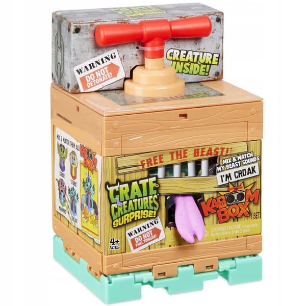 CRATE CREATURES SURPRISE KABOOM BOX INTERACTIVE CROAK CREATURE