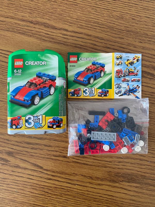 LEGO 31000 Creator – Mini Racer – SECOND-HAND, COMPLETE SET, IN BOX