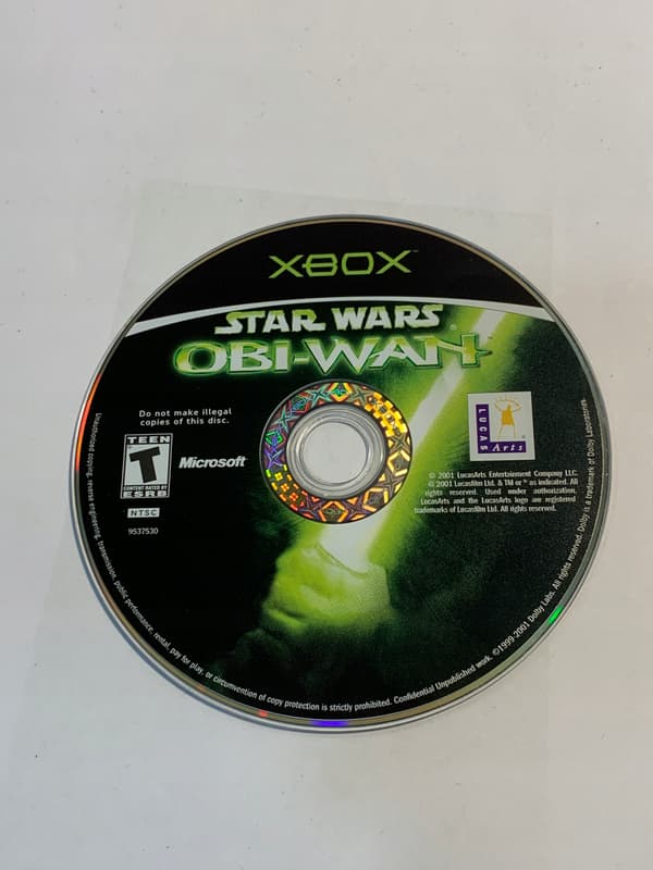Microsoft Xbox Classic Star Wars Obi-Wan Game – Game Disc Only