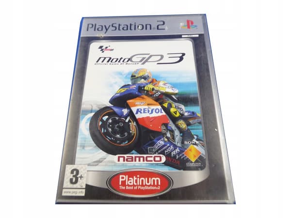 MOTOGP 3 MOTO GP disc – very good+ condition, complete set with Polish version for PS2