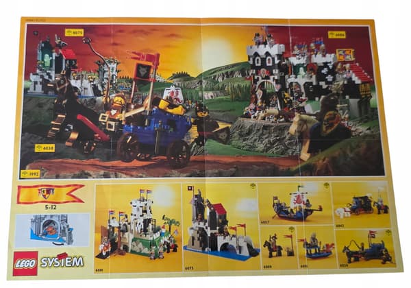 LEGO LEAFLET Poster 1992 Castle 101683-EU/OS