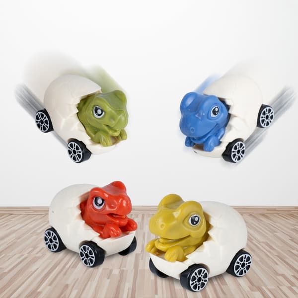 DINOSAUR EGG HATCHING DINOSAUR EGG LAUNCHER 2-IN-1 SLIDE TRACK