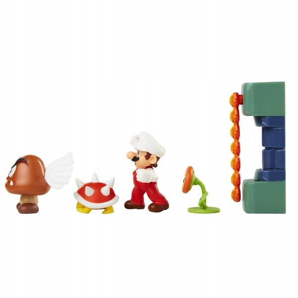 Super Mario Lava Castle + 4 minifigures set, ages 3+