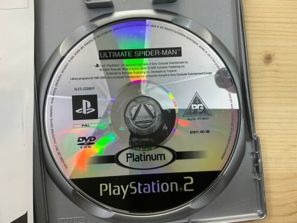 ULTIMATE SPIDER-MAN SPIDER-MAN U disc – very good condition, complete set – PS2