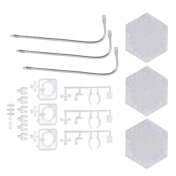 3-pack figurine stand. ABS. Foldable 4E steel doll stand