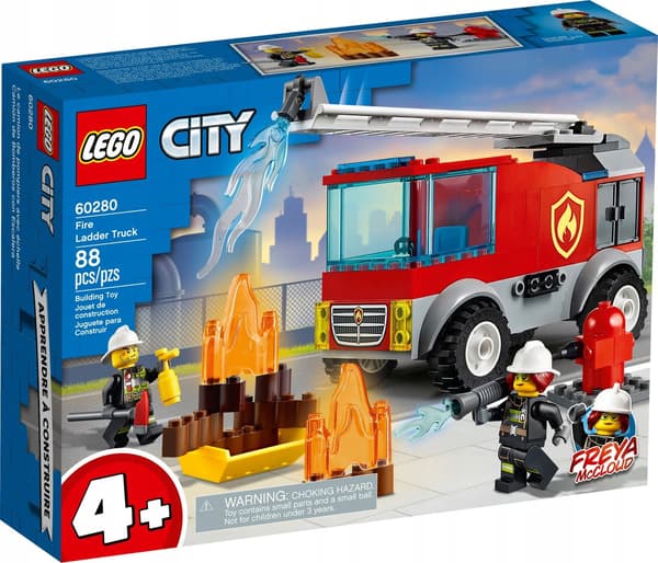 LEGO City 60280 Fire Engine with Ladder – FIRE BRIGADE – Rescue Mission